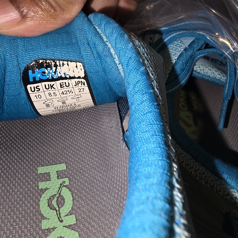 Hoka One One Arahi 4 Size 10‎ Women's Running Blue Teal Workout Sneakers - Picture 8 of 8